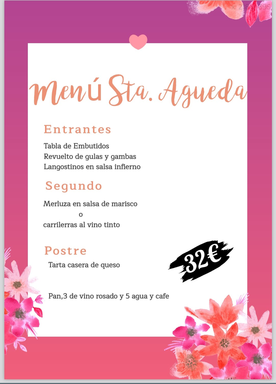 cena de santa agueda 2024
