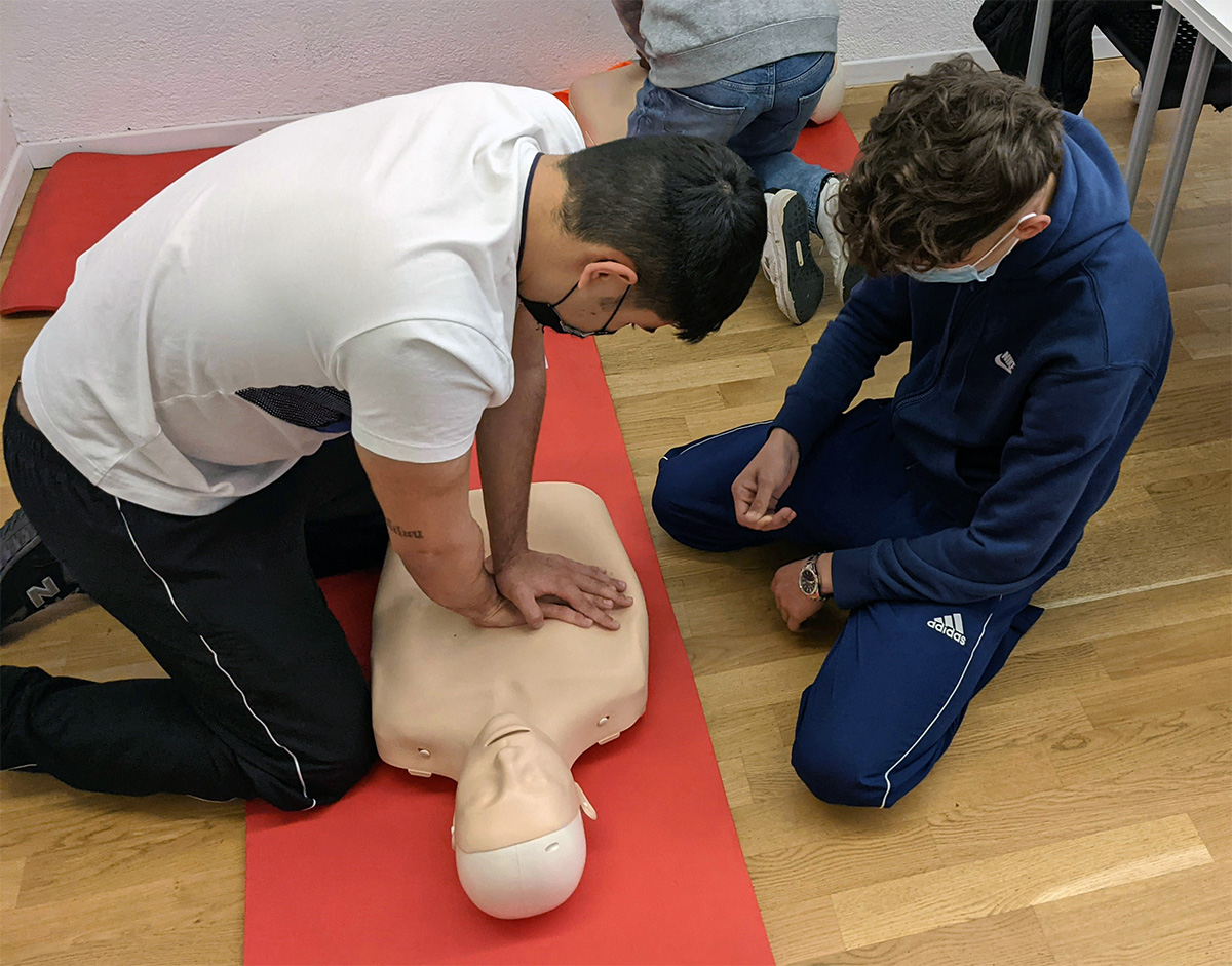 Taller de reanimación cardiopulmonar RCP