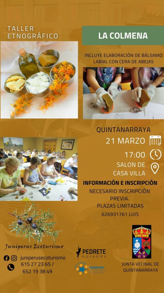 Taller etnográfico sobre colmenas y abejas